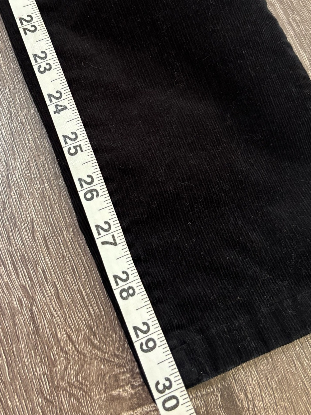 Eileen Fisher Organic Cotton Tencel Stretch Corduroy Pant Black Sz 10 Minimalist - Picture 8 of 9